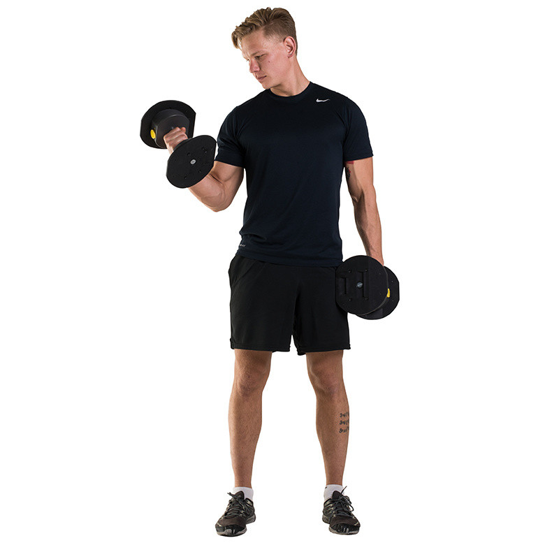 Гантель регулируемая First Degree Fitness MX Select MX55, вес 4.5-24.9 кг, 1 шт