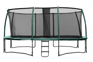 Батут KOGEE TRAMPS TOP Tramps 10'x17'(5.2x3.0м) прямоугольный с защитной сетью