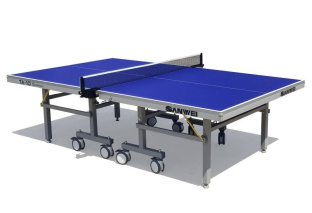 Теннисный стол Sanwei TA-10 QOMOLANGMA ITTF 25 мм синий
